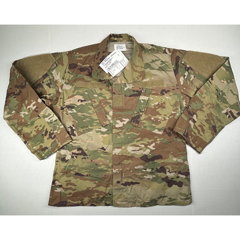 US Army Scorpion Combat Uniform Shirt Coat Medium Regular Ribstop Insect‎ NWT - Picture 11 of 12